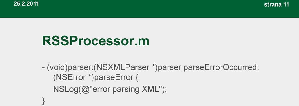 *)parser parseerroroccurred: