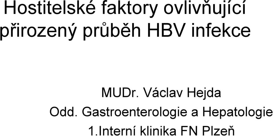 Václav Hejda Odd.