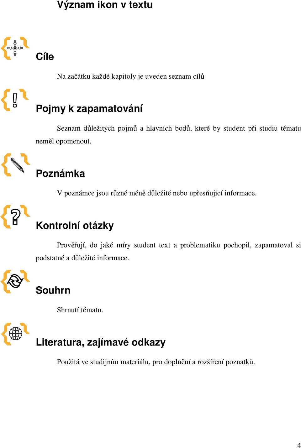 Poznámka V poznámce jsou různé méně důležité nebo upřesňující informace.