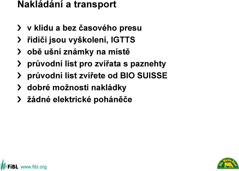 průvodní list pro zvířata s paznehty průvodní list