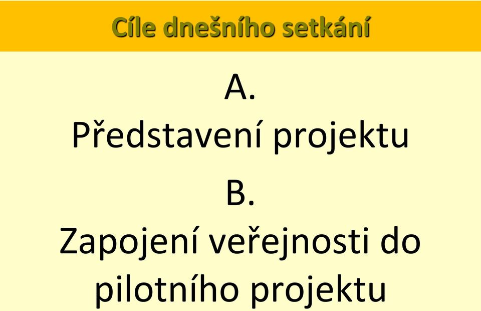 projektu B.