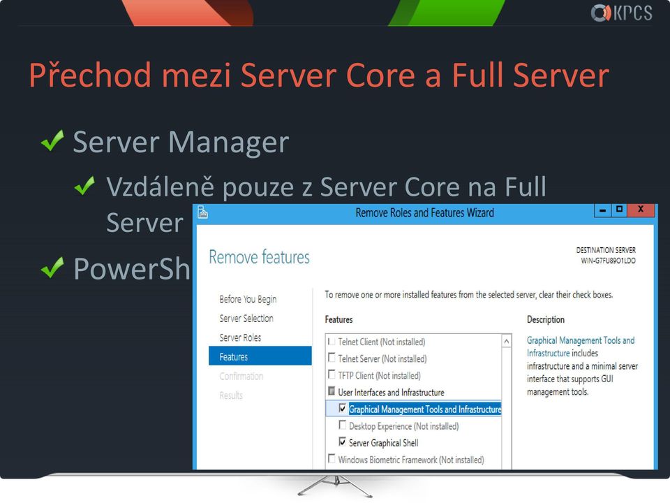 Vzdáleně pouze z Server