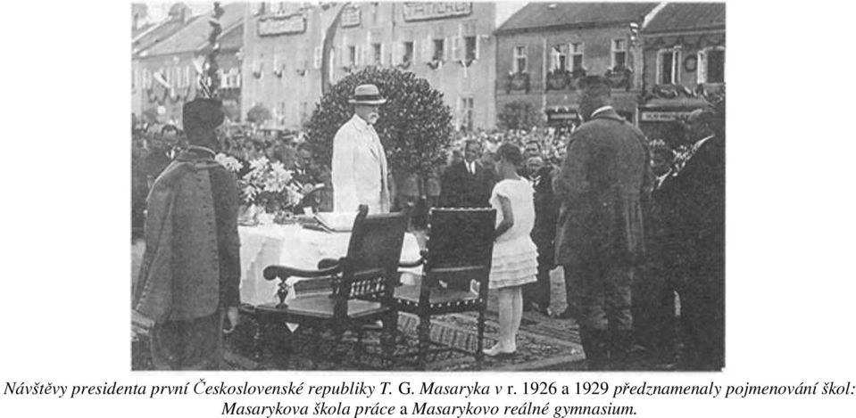 1926 a 1929 předznamenaly pojmenování