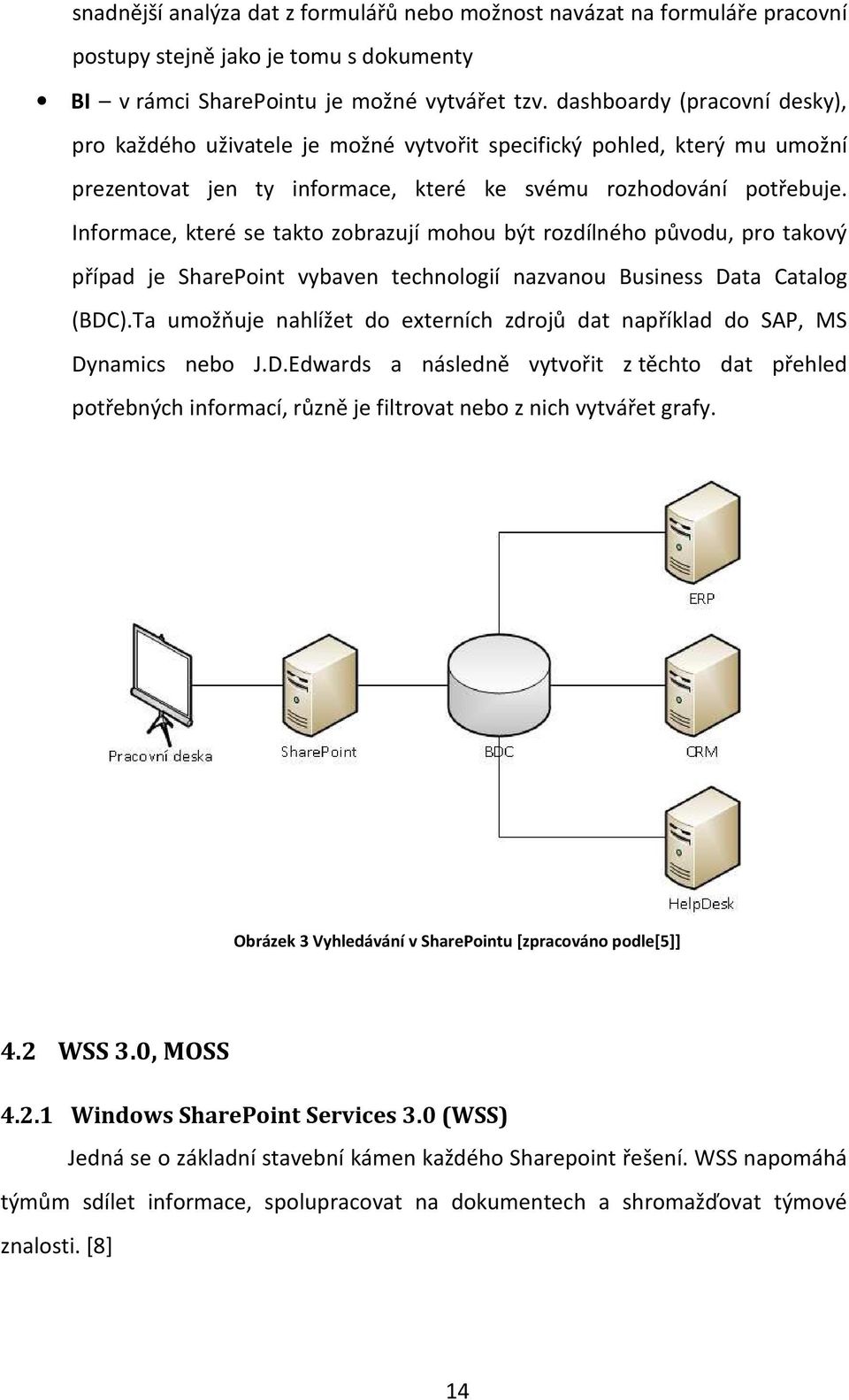 Informace, které se takto zobrazují mohou být rozdílného původu, pro takový případ je SharePoint vybaven technologií nazvanou Business Data Catalog (BDC).