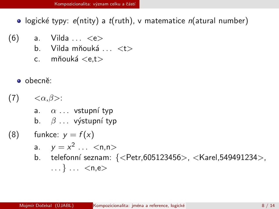 ... vб0л5stupn typ (8) funkce: y = f (x) a. y = x 2... <n,n> b.