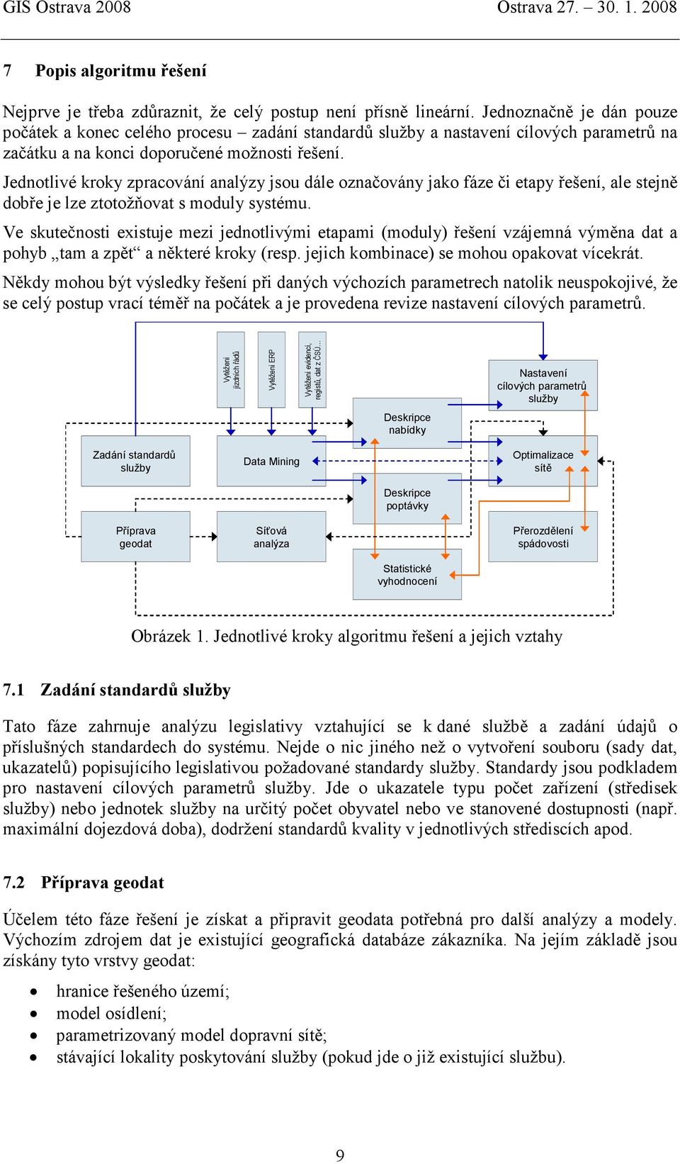 Jednotlivé kroky zpracování analýzy jsou dále označovány jako fáze či etapy řešení, ale stejně dobře je lze ztotožňovat s moduly systému.