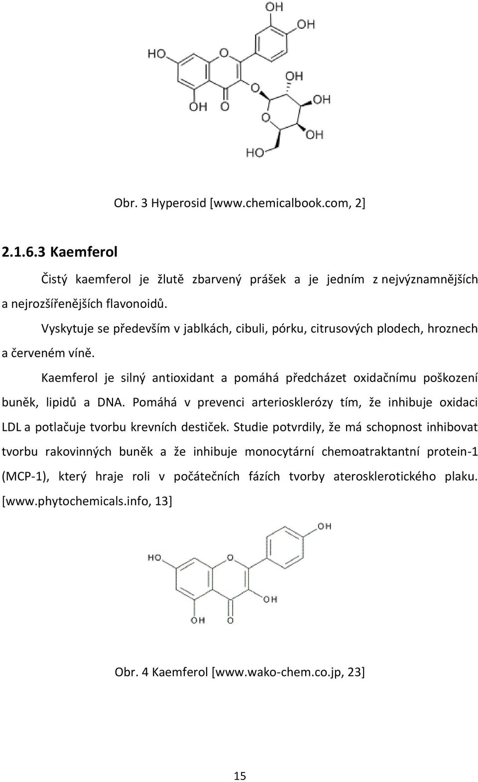 Kaemferol je silný antioxidant a pomáhá předcházet oxidačnímu poškození buněk, lipidů a DNA.