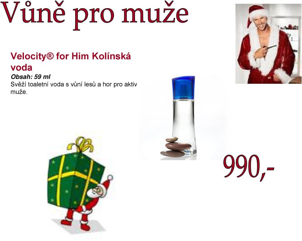 toaletní voda s vůní lesů