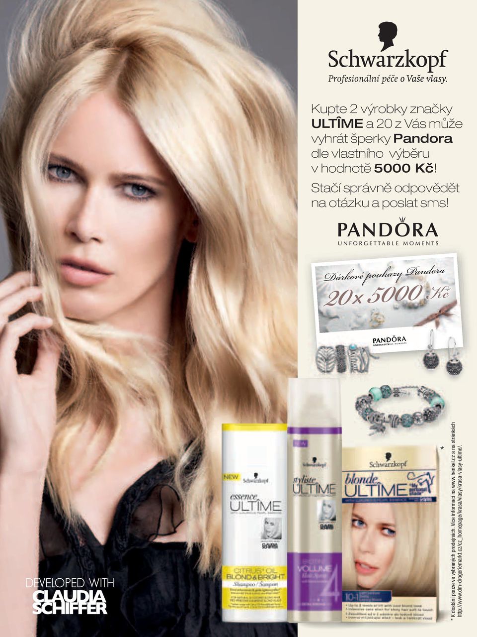 Dárkové poukazy Pandora 20x 5000 Kč červen 2015 active beauty I 15 * * K dostání pouze ve