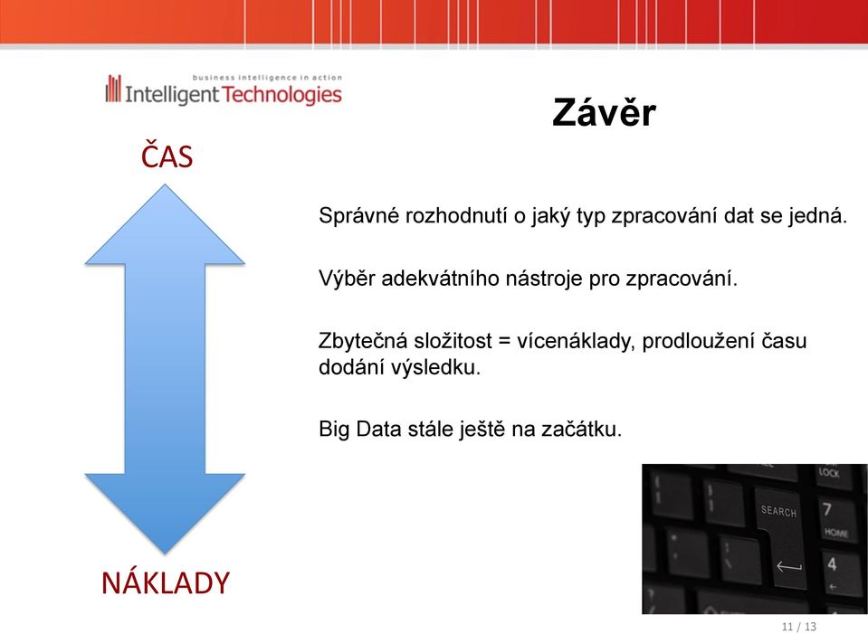 Zbytečná složitost = vícenáklady, prodloužení času