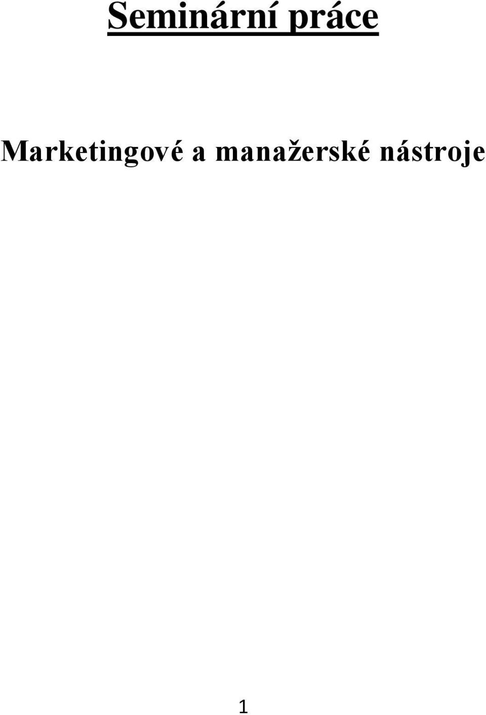 Marketingové