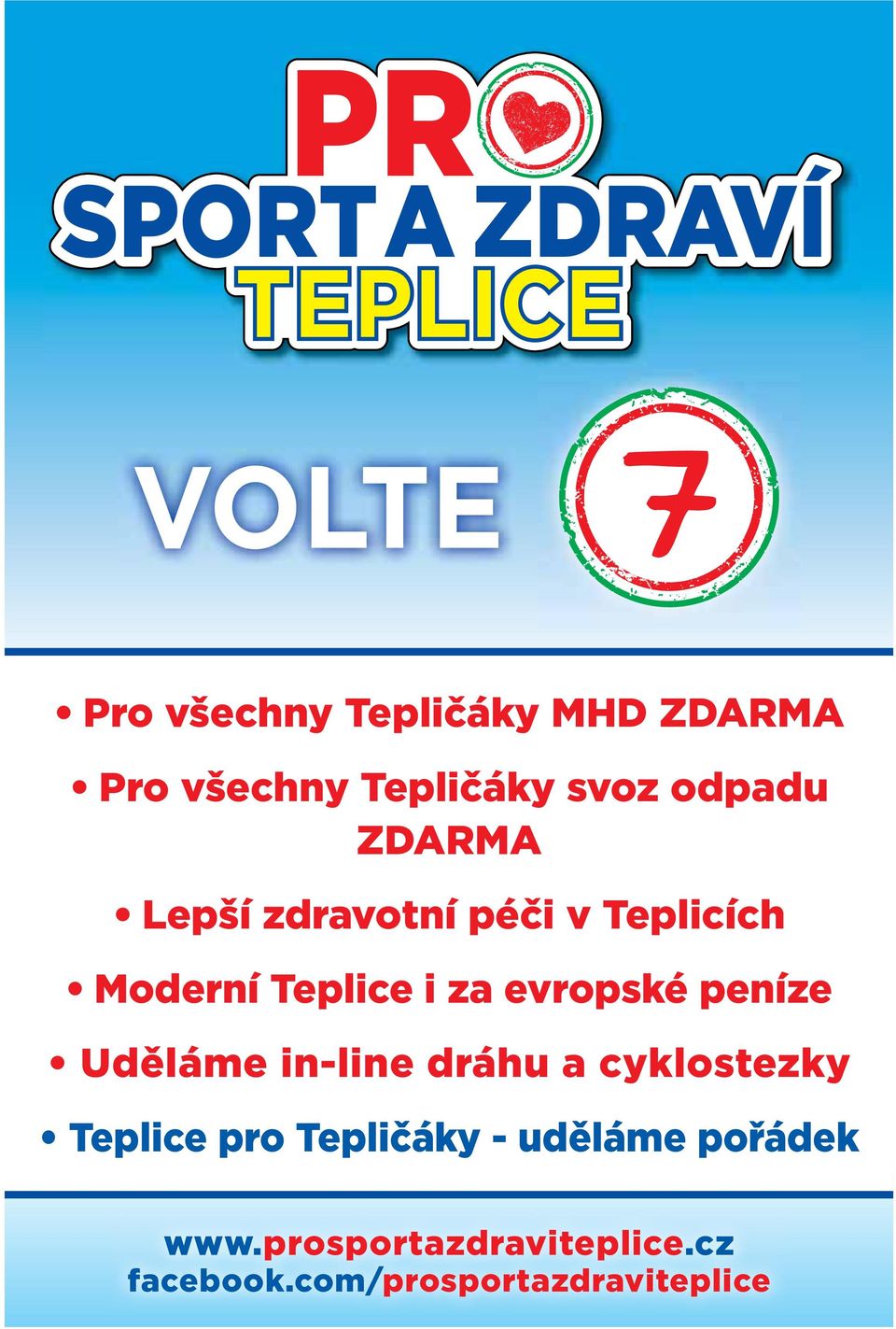 evropské peníze Uděláme in-line dráhu a cyklostezky Teplice pro Tepličáky