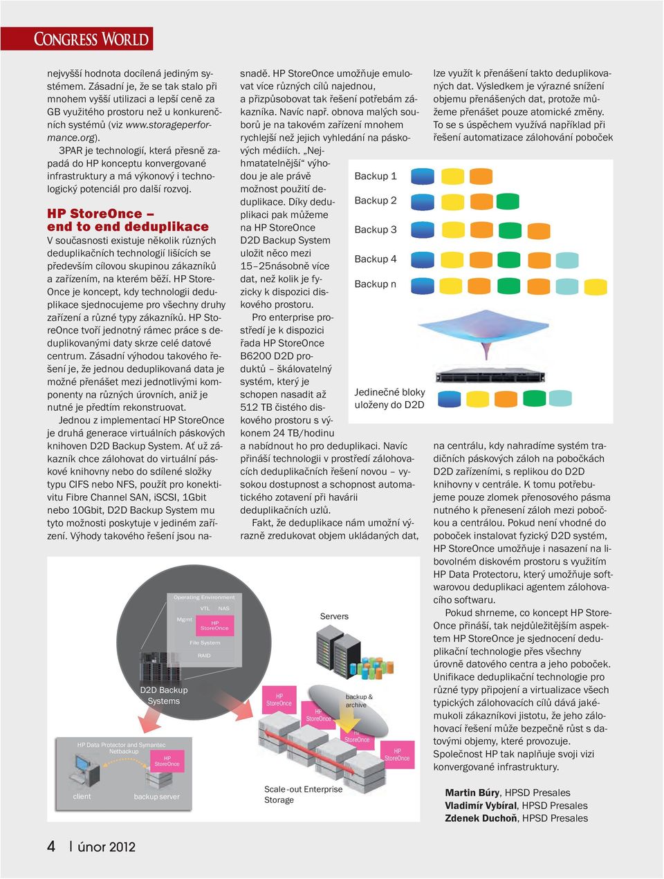 HP Data Protector and Symantec Netbackup HP StoreOnce Operating Environment Mgmt D2D Backup Systems VTL File System RAID NAS HP StoreOnce HP StoreOnce end to end deduplikace V současnosti existuje