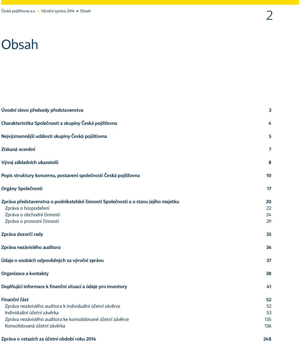 Společnosti a o stavu jejího majetku 20 Zpráva o hospodaření 22 Zpráva o obchodní činnosti 24 Zpráva o provozní činnosti 29 Zpráva dozorčí rady 35 Zpráva nezávislého auditora 36 Údaje o osobách