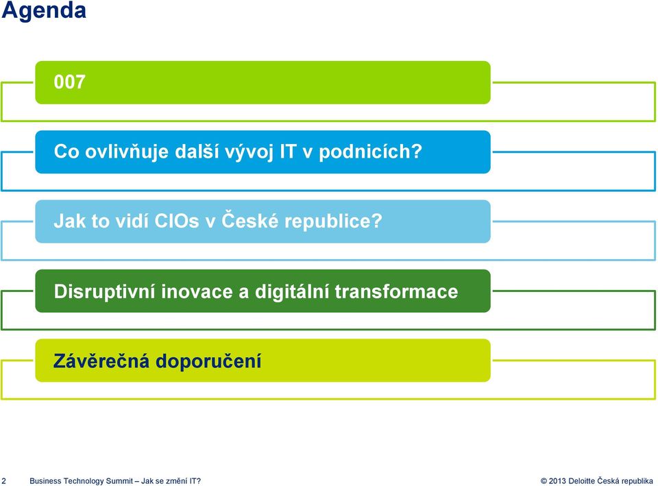 Disruptivní inovace a digitální transformace