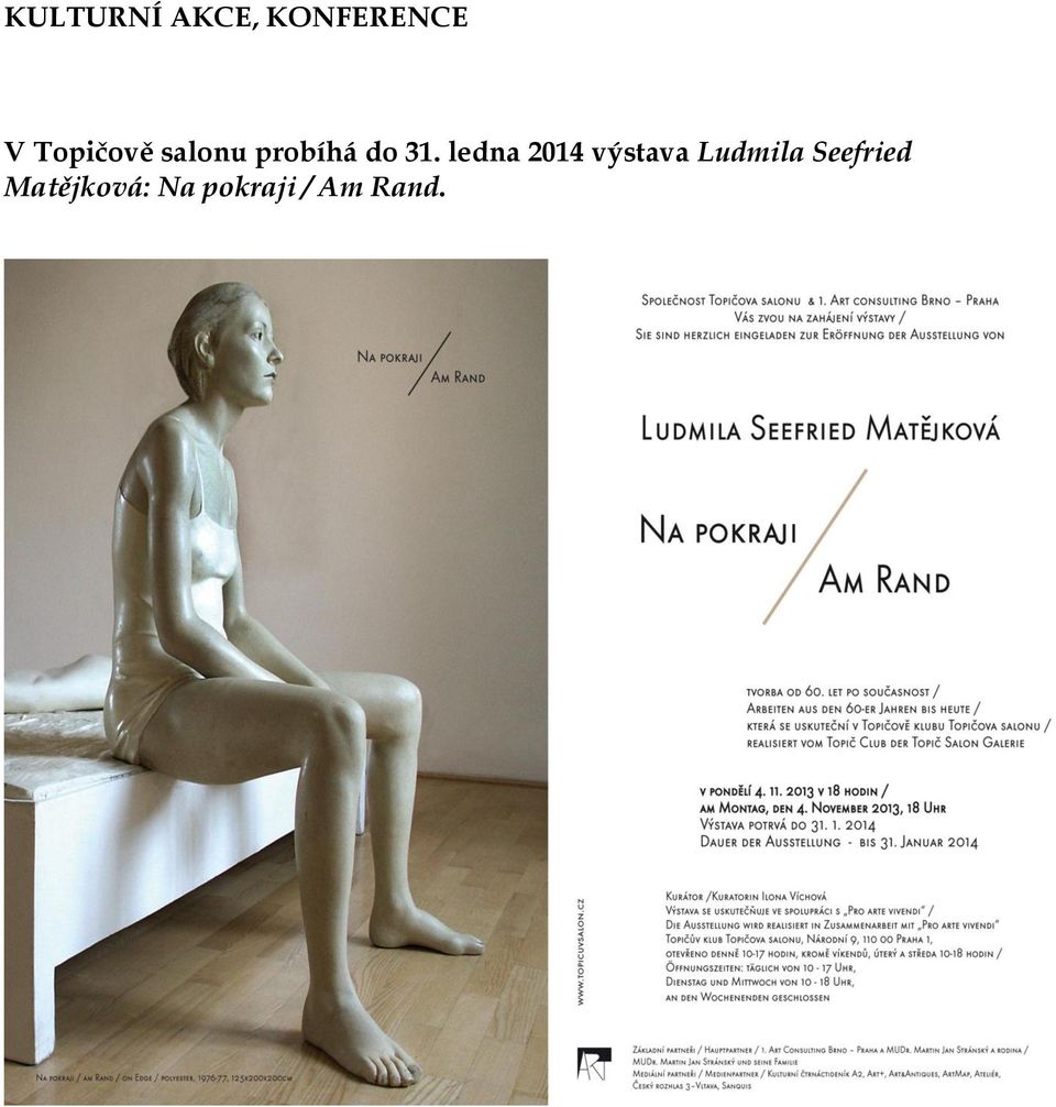 ledna 2014 výstava Ludmila