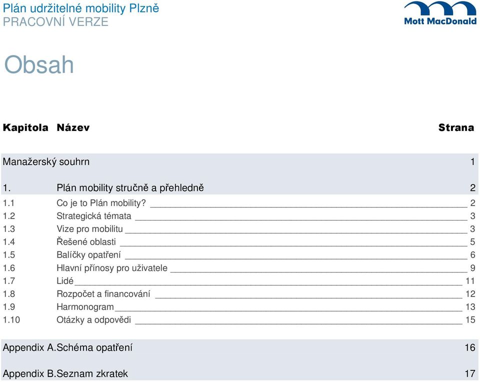 4 Řešené oblasti 5 1.5 Balíčky opatření 6 1.6 Hlavní přínosy pro uživatele 9 1.7 Lidé 11 1.