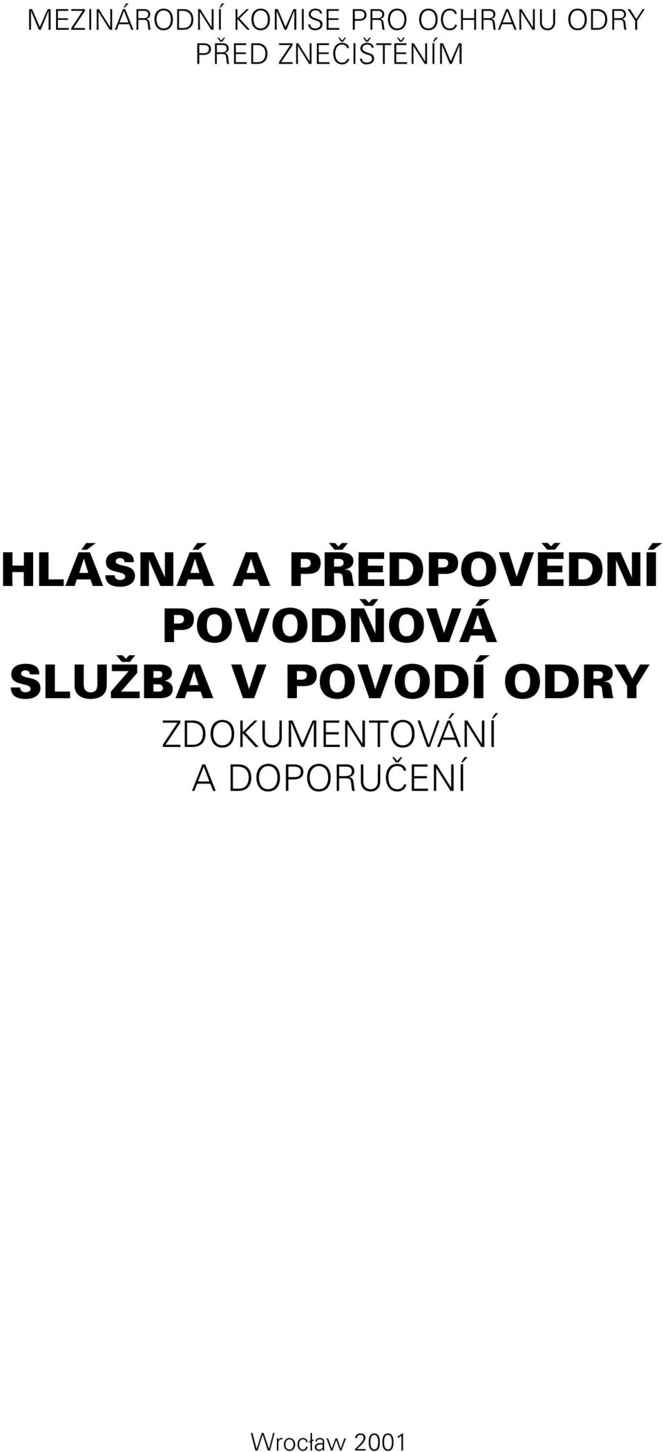 OCHRANU ODRY