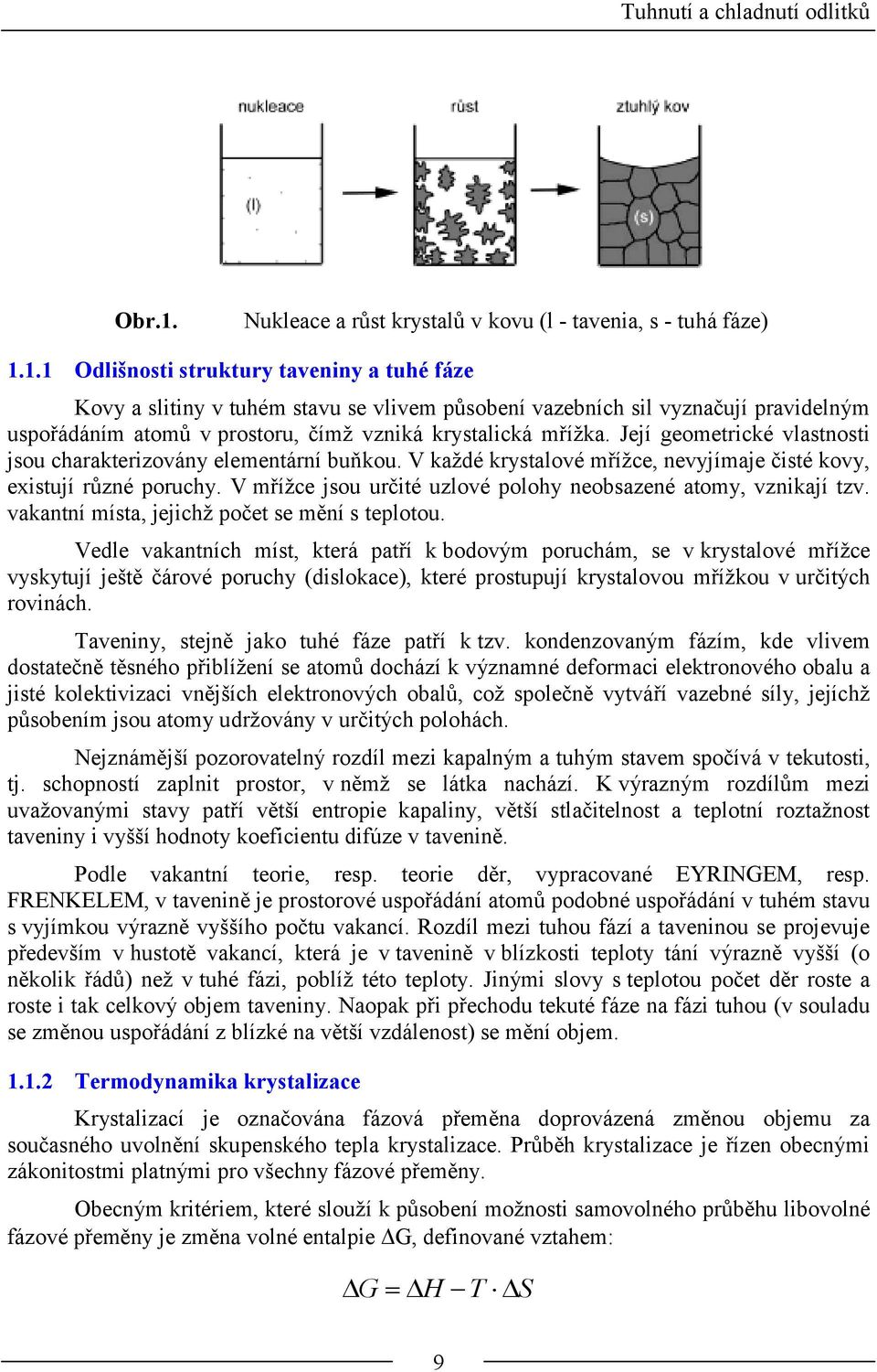 Jeí geometrcé vlastnost so charaterzovány elementární bňo. V aždé rystalové mřížce, nevyímae čsté ovy, exstí různé porchy. V mřížce so rčté zlové polohy neobsazené atomy, vznaí tzv.