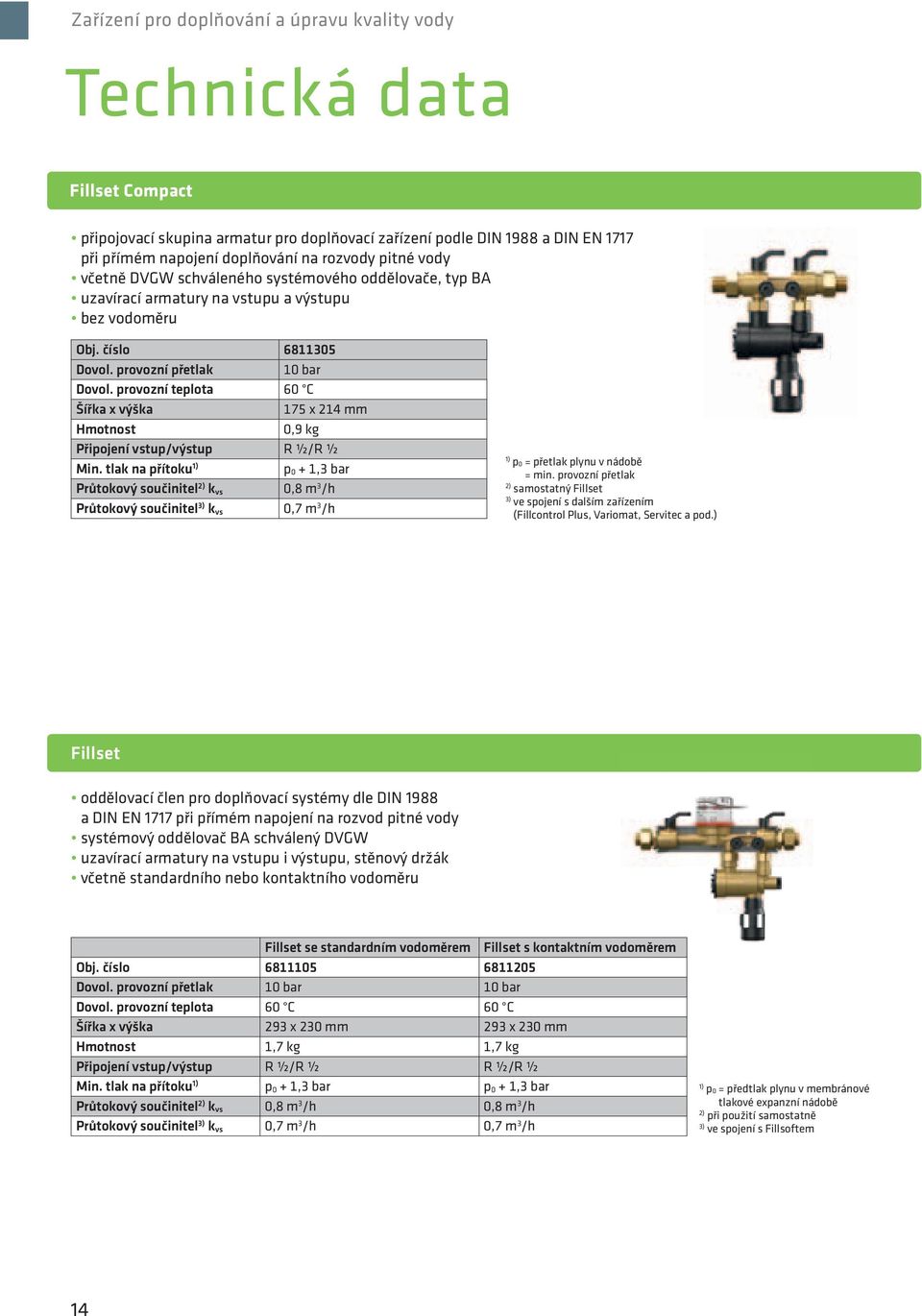 provozní teplota 60 C Šířka x výška 175 x 214 mm Hmotnost 0,9 kg Připojení vstup/výstup R ½/R ½ Min.