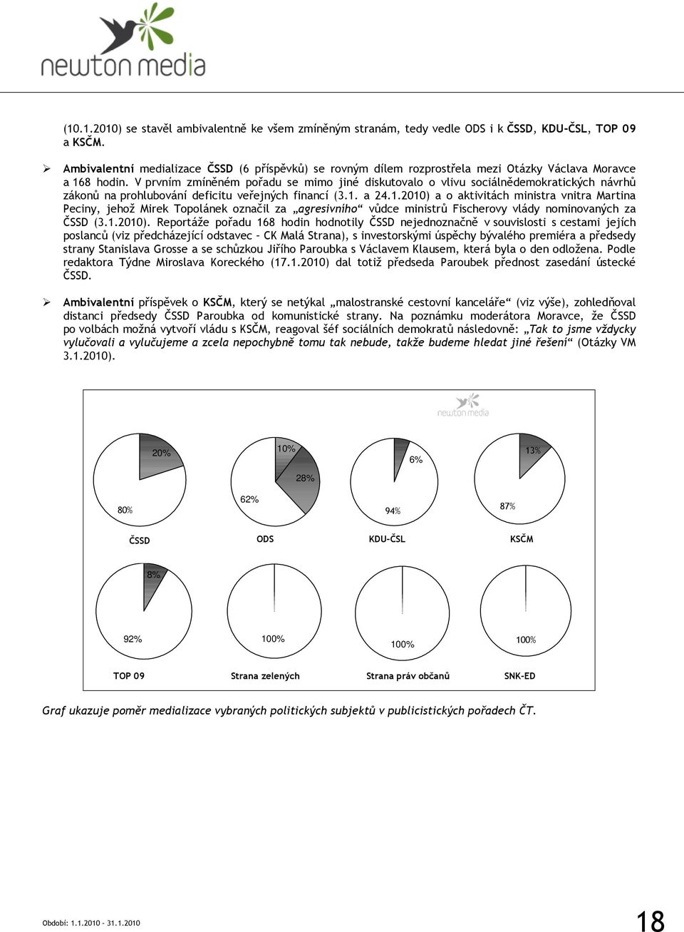 V prvním zmíněném pořadu se mimo jiné diskutovalo o vlivu sociálnědemokratických návrhů zákonů na prohlubování deficitu veřejných financí (.. a.