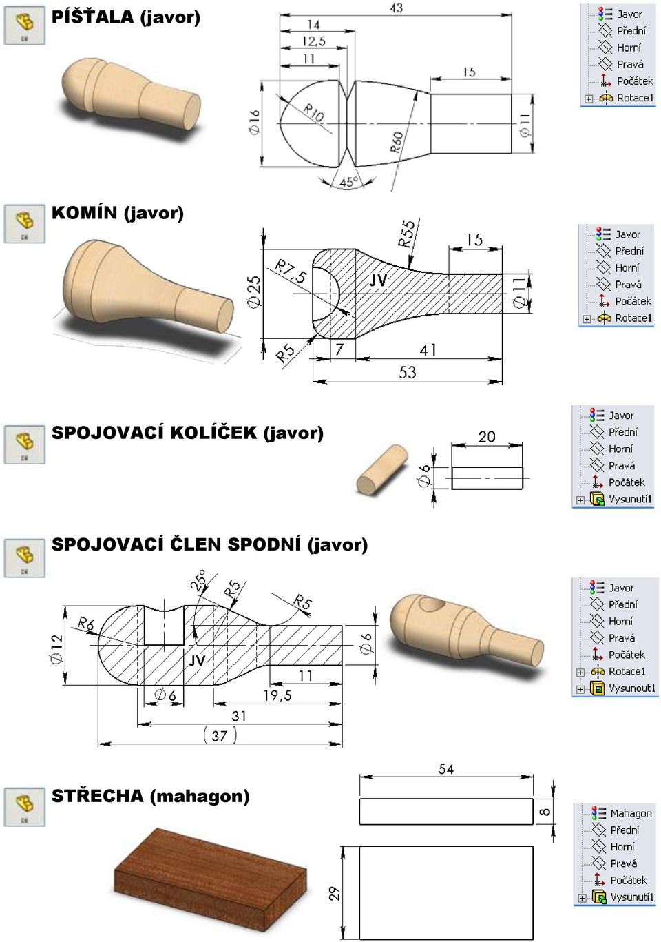 (javor) SPOJOVACÍ ČLEN