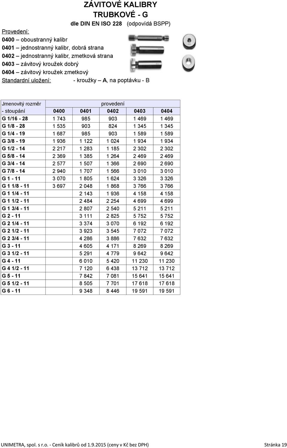 687 985 903 1 589 1 589 G 3/8-19 G 1/2-14 G 5/8-14 G 3/4-14 G 7/8-14 G 1-11 G 1 1/8-11 G 1 1/4-11 G 1 1/2-11 G 1 3/4-11 G 2-11 G 2 1/4-11 G 2 1/2-11 G 2 3/4-11 G 3-11 G 3 1/2-11 G 4-11 G 4 1/2-11 G