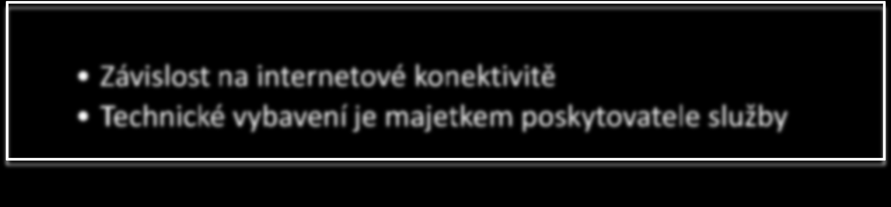 MSSP Výhody Minimální počáteční investice Rychlá realizace Pružná změna nastavení služby dle potřeb zákazníka Rovnoměrné rozložení