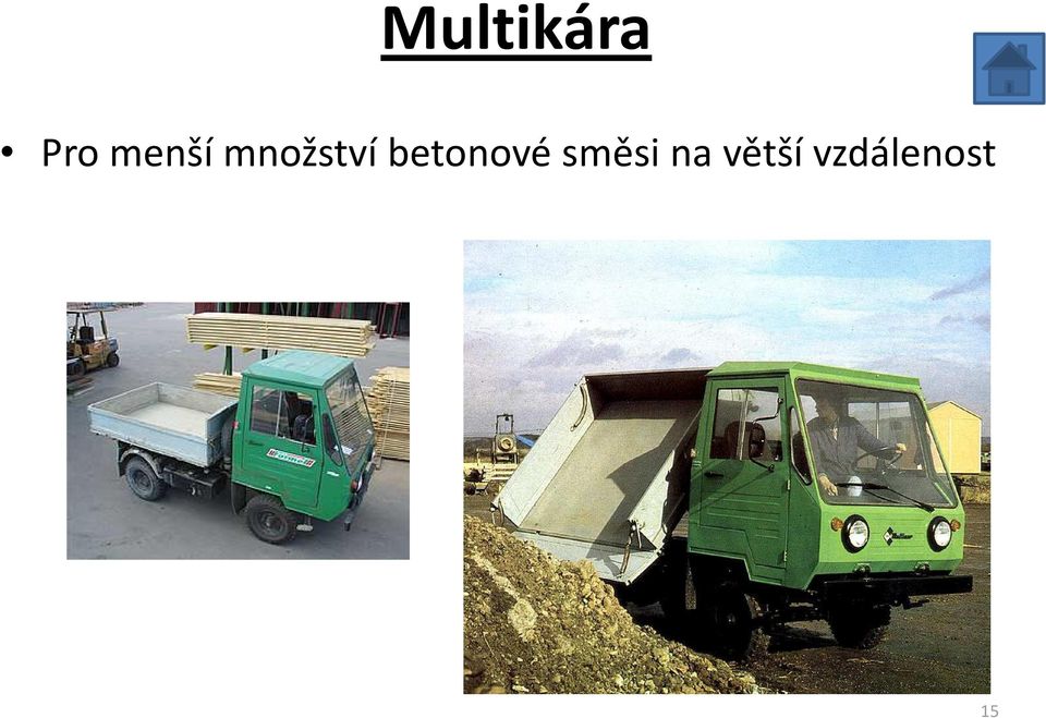 betonové směsi