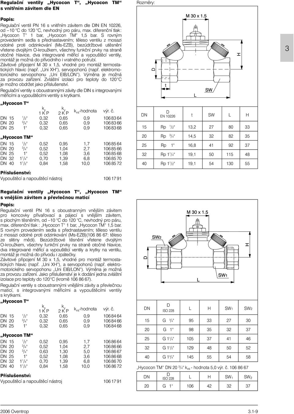 S rovným provedením sedla s pøednastavením; tìleso ventilu z mosazi odolné proti odzinkování (Ms-EZB), bezúdržbové utìsnìní vøetene dvojitým O-kroužkem, všechny funkèní prvky na stranì otoèné