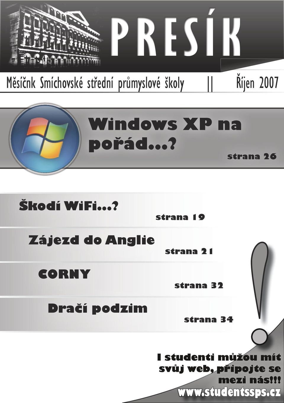 ..? Zájezd do Anglie CORNY Dračí podzim strana 19 strana 21