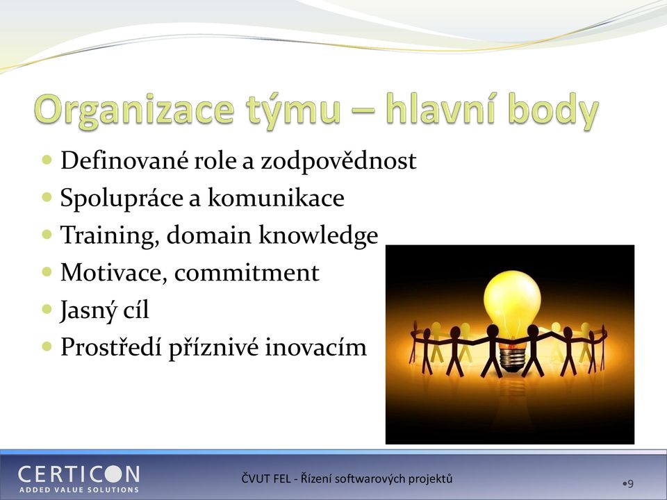 domain knowledge Motivace,