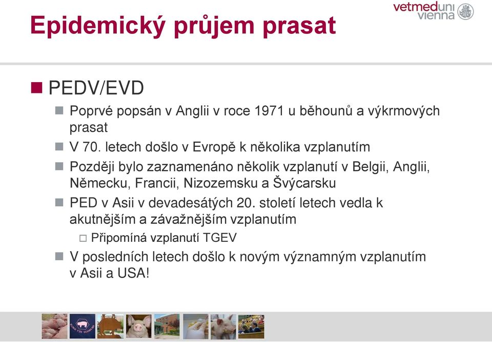 Německu, Francii, Nizozemsku a Švýcarsku PED v Asii v devadesátých 20.