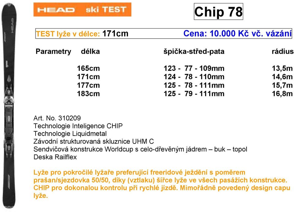 111mm 16,8m Art. No.