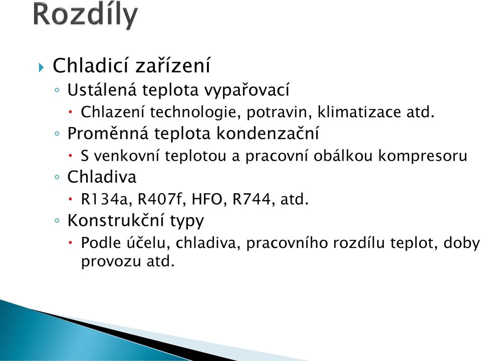 Proměnná teplota kondenzační S venkovní teplotou a pracovní obálkou