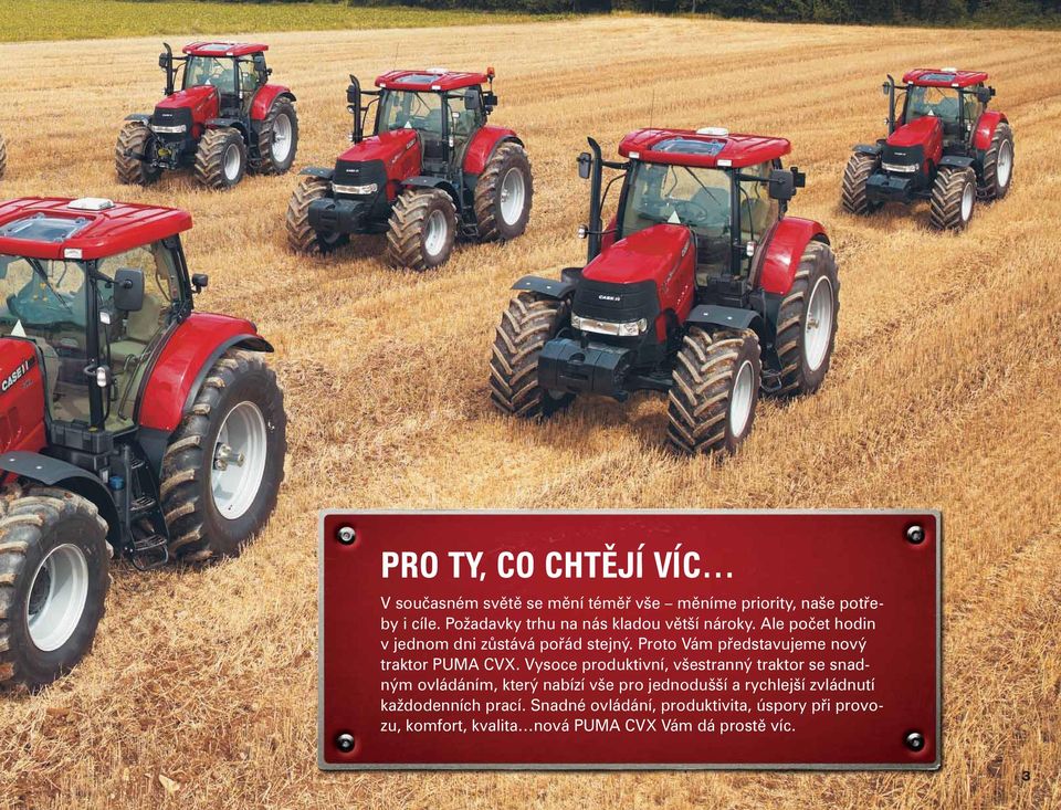 Proto Vám představujeme nový traktor PUMA CVX.