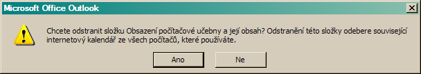 Jiné kalendáře v navigačním okně viz Obrázek 40. V okamžiku, kdy budete chtít ke sdílení Obrázek 40 kalendáře přizvat další osoby, musíte jim zaslat pozvání k odběru Internetového kalendáře.