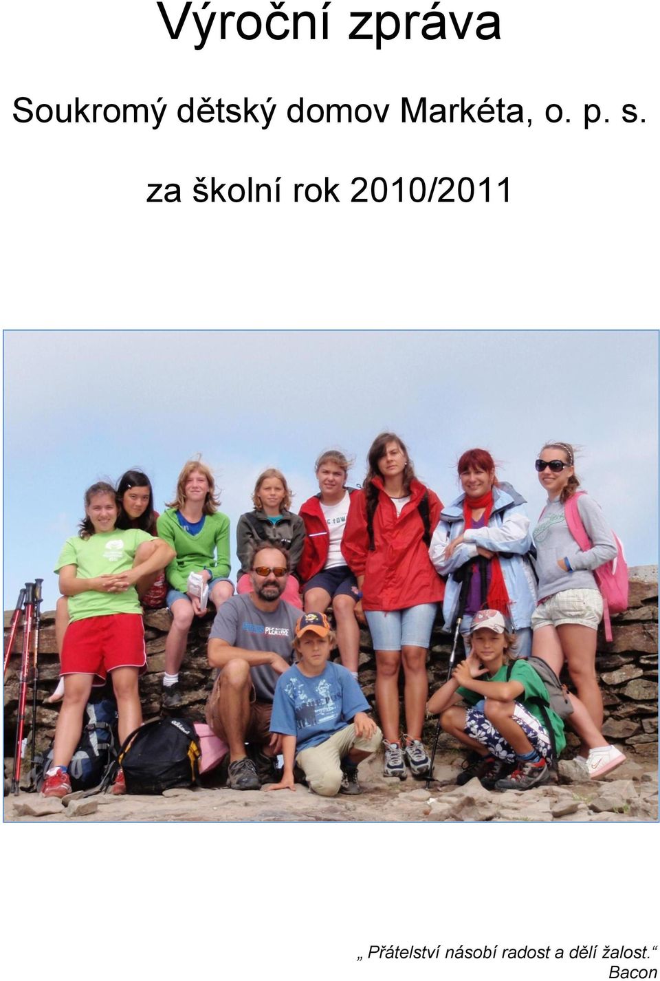 za školní rok 2010/2011