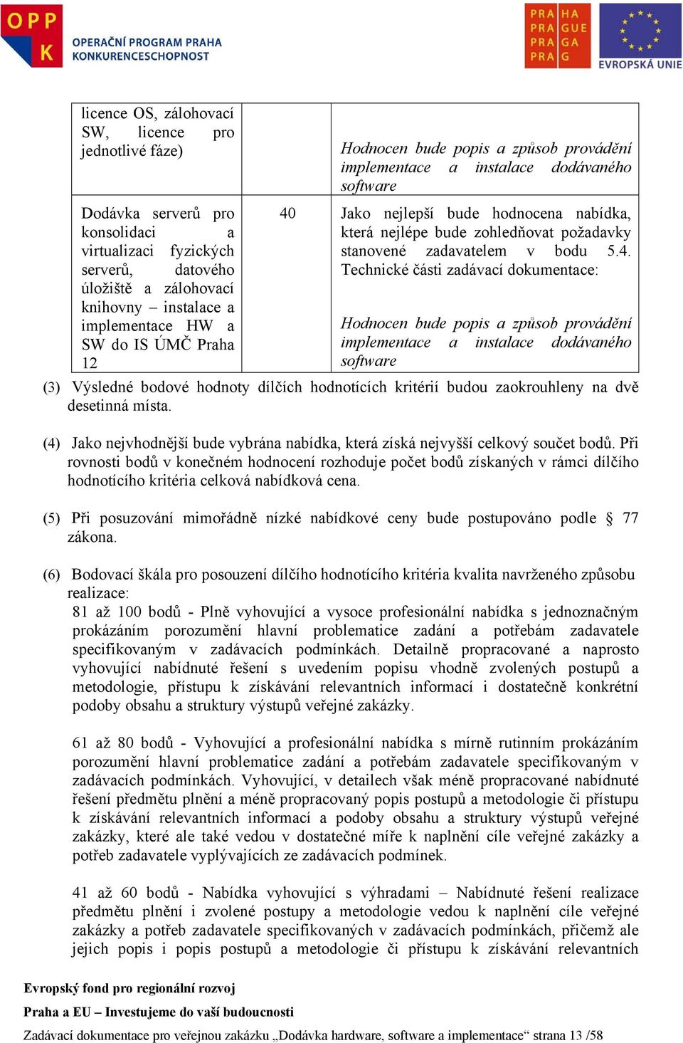 zadavatelem v bodu 5.4.