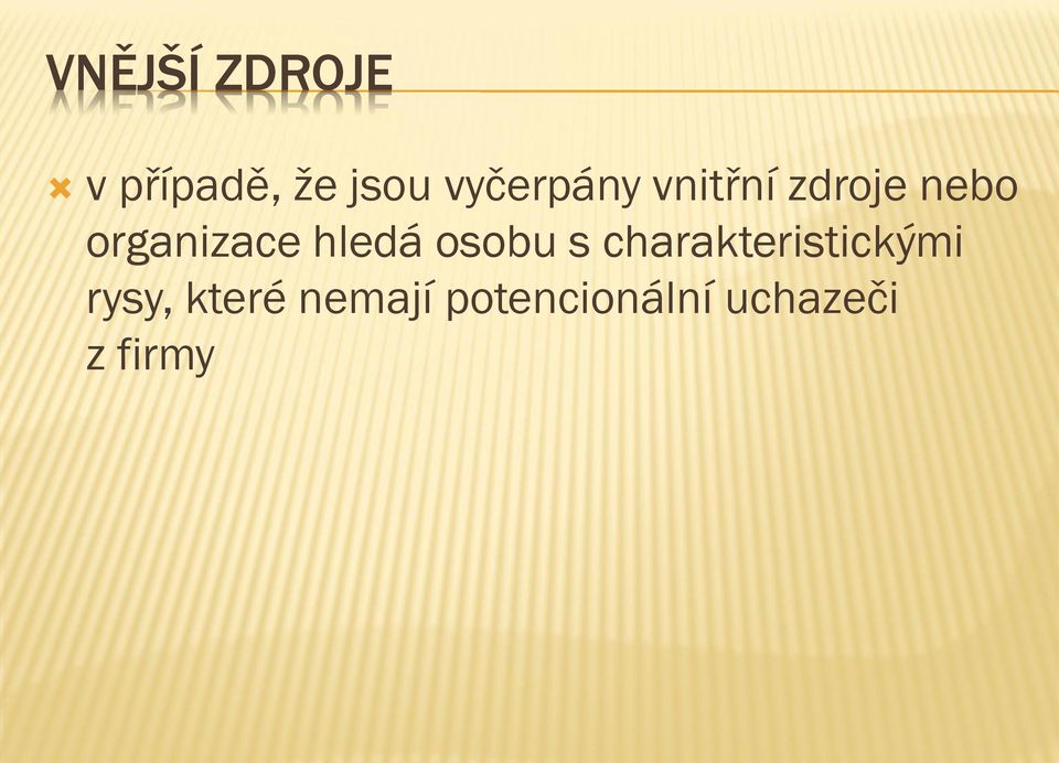 organizace hledá osobu s