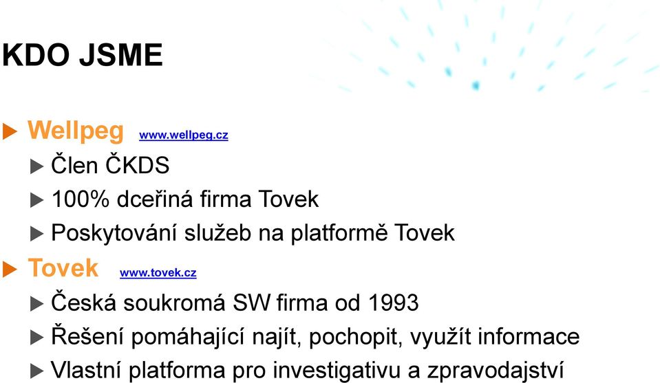 platformě Tovek Tovek www.tovek.