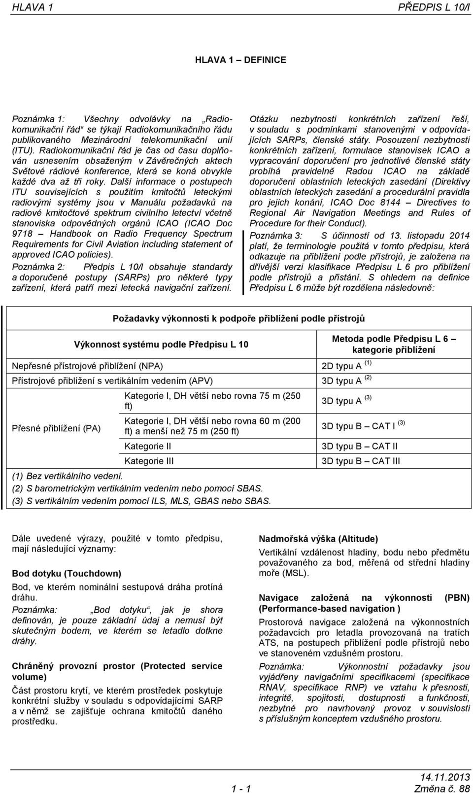 Další informace o postupech ITU souvisejících s použitím kmitočtů leteckými radiovými systémy jsou v Manuálu požadavků na radiové kmitočtové spektrum civilního letectví včetně stanoviska odpovědných