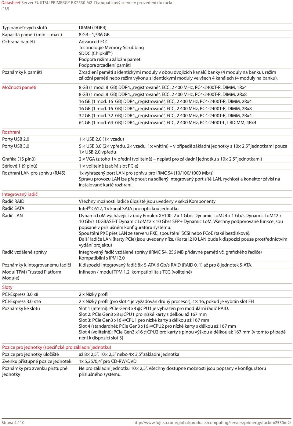 Platform Module) Sloty PCI-Express 3.0 x8 PCI-Express 3.