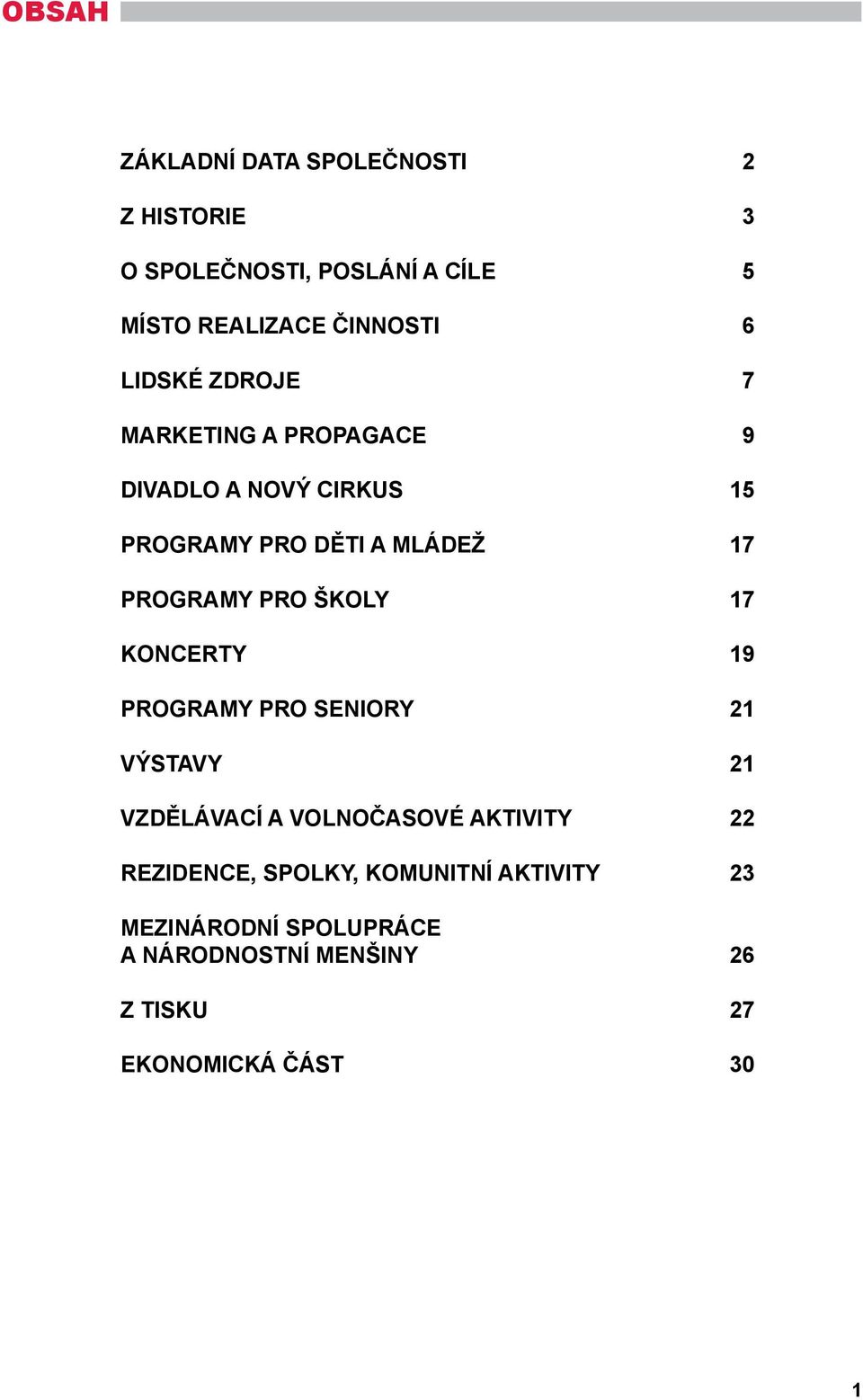 PROGRAMY PRO SENIORY VÝSTAVY VZDĚLÁVACÍ A VOLNOČASOVÉ AKTIVITY REZIDENCE, SPOLKY, KOMUNITNÍ AKTIVITY