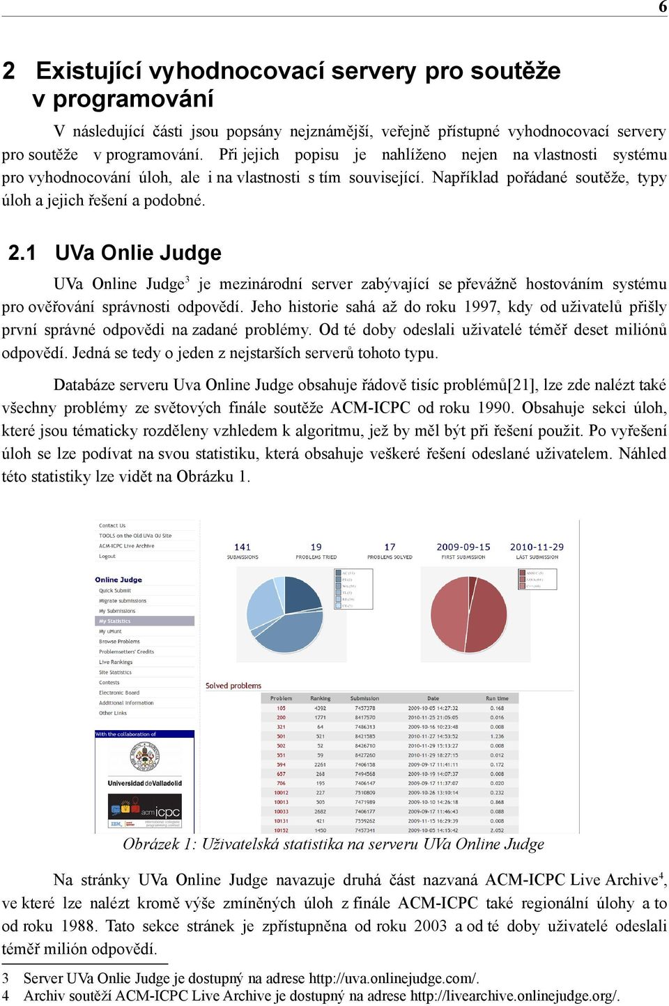 1 UVa Onlie Judge UVa Online Judge3 je mezinárodní server zabývající se převážně hostováním systému pro ověřování správnosti odpovědí.