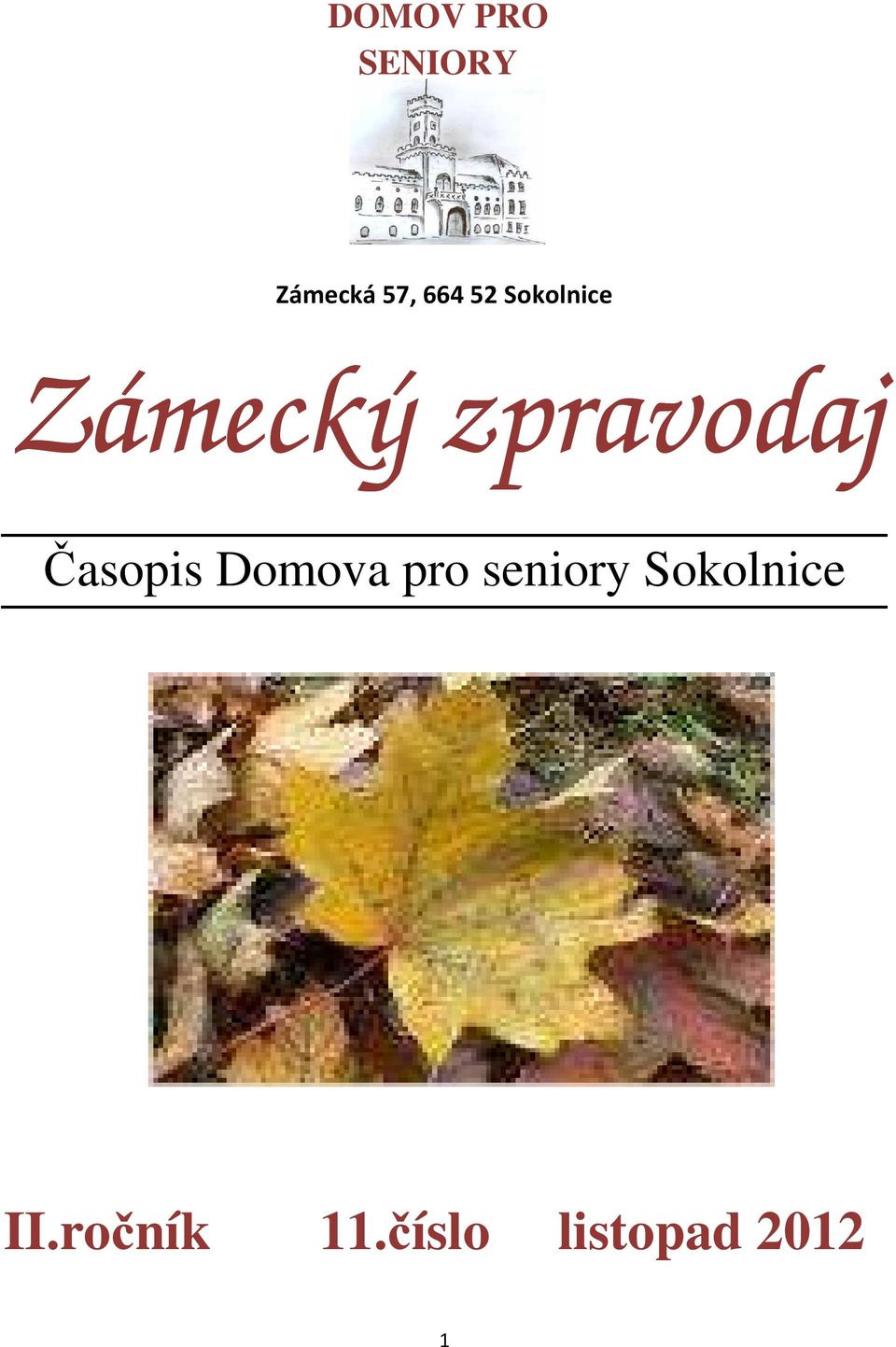 Časopis Domova pro seniory