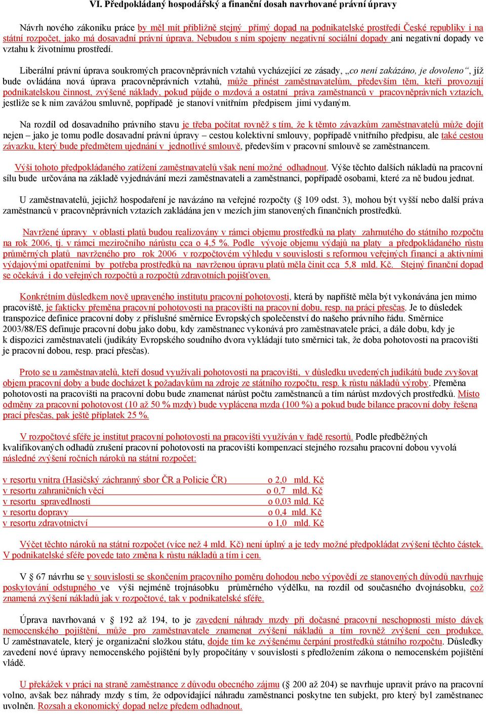 Liberální právní úprava soukromých pracovněprávních vztahů vycházející ze zásady, co není zakázáno, je dovoleno, jíž bude ovládána nová úprava pracovněprávních vztahů, může přinést zaměstnavatelům,