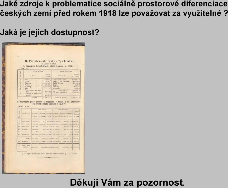 rokem 1918 lze považovat za využitelné?
