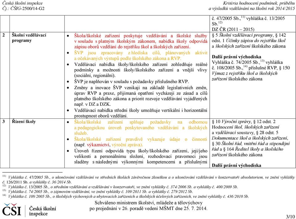 Vzdělávací nabídka školy/školského zařízení zohledňuje reálné podmínky a možnosti školy/školského zařízení a vnější vlivy (sociální, regionální).