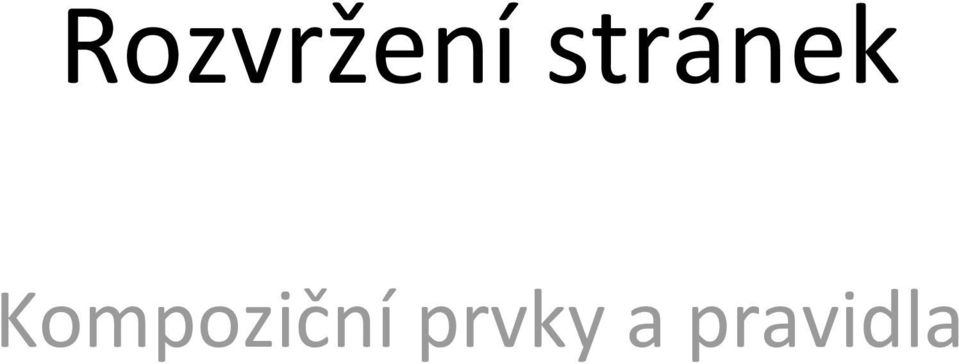 Kompoziční